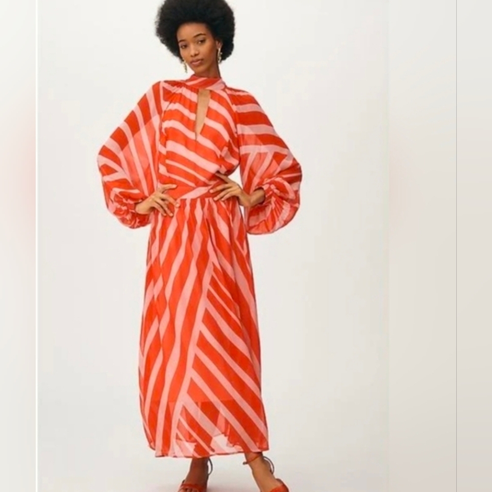 Anthropologie Maeve Size 8 New Maxi Dopamine Cocktail Party